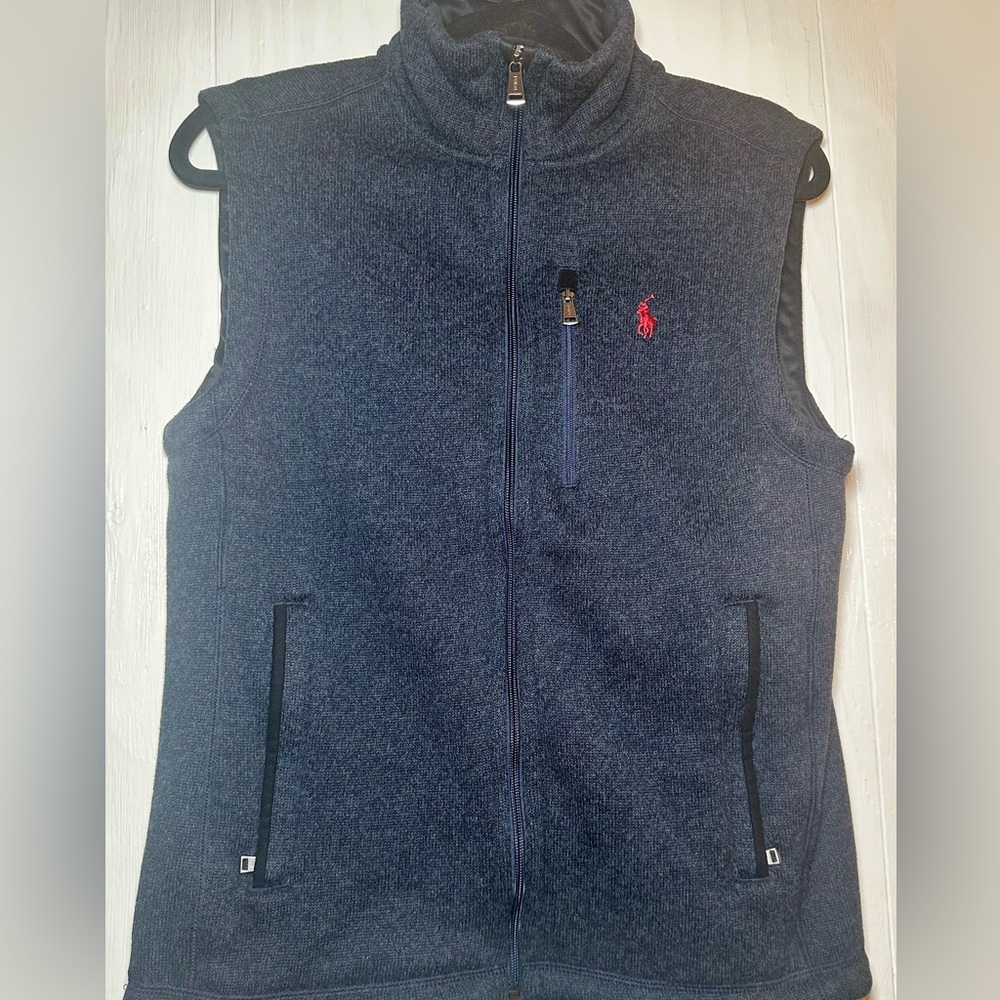 Ralph Lauren Charcoal Vest unisex
